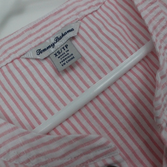 EUC: Linen Tommy Bahama TankTop Sz XS. - Picture 3 of 7